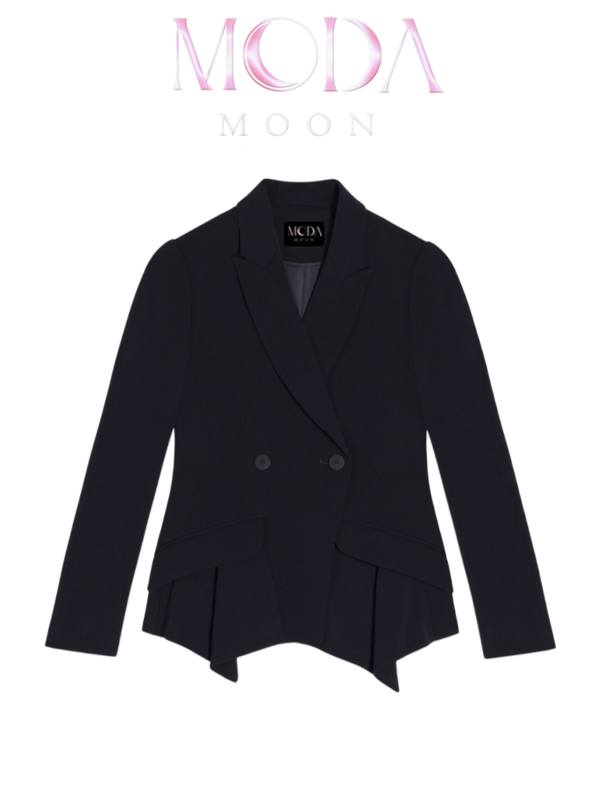 کت و شلوار زنانه مدل Asymmetric Tailored Navy برند MODAMOON