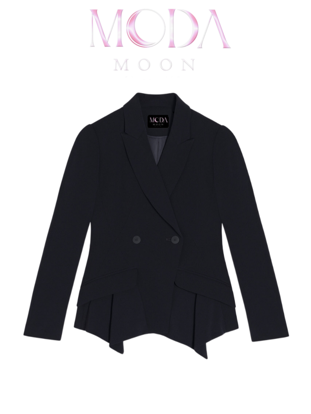 کت و شلوار زنانه مدل Asymmetric Tailored Navy برند MODAMOON